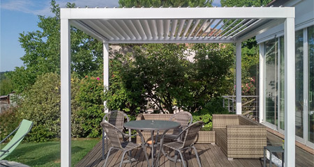 Pergola a pale orientabili  Bioroll