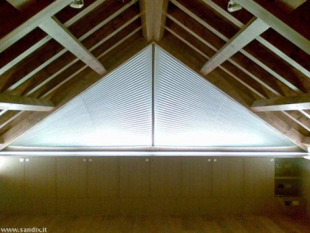 Tenda plisse triangolare 02